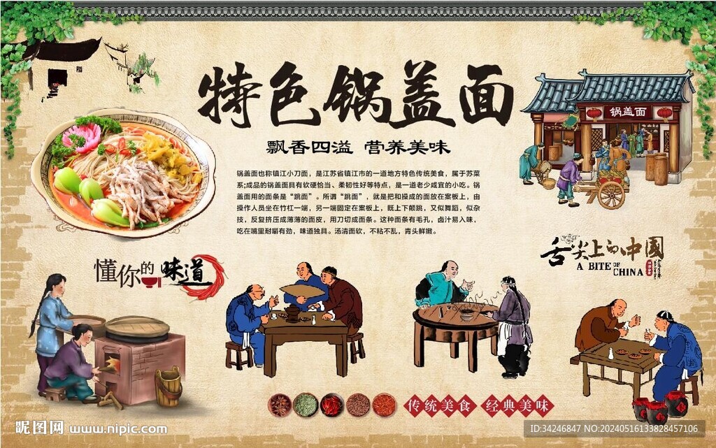 锅盖面