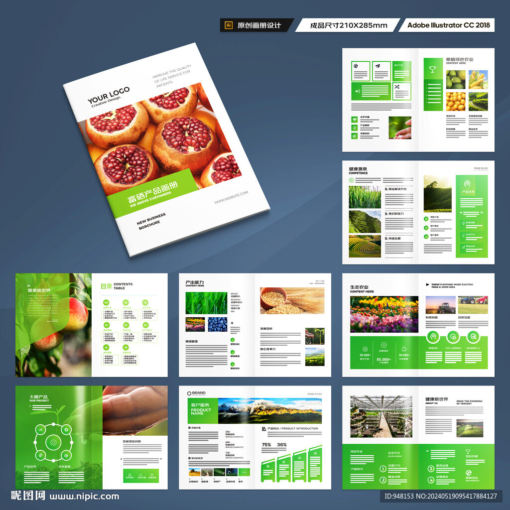 农业合作社画册