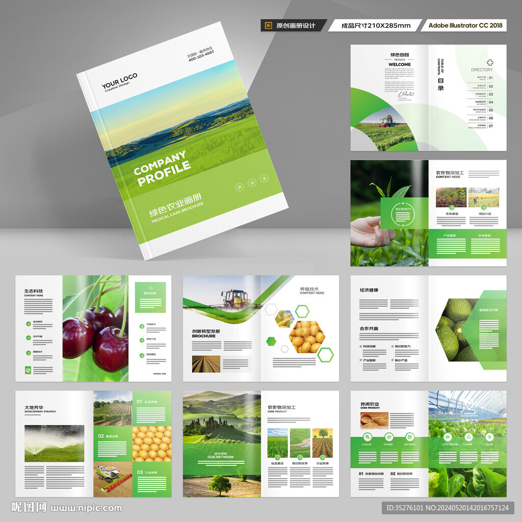 农产品宣传册