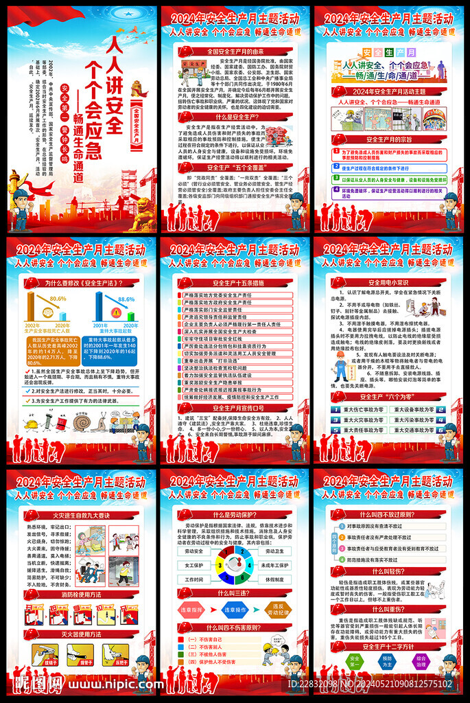 2024安全生产月宣传栏