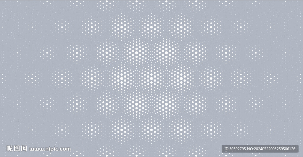 六边形波点科技铝板图案