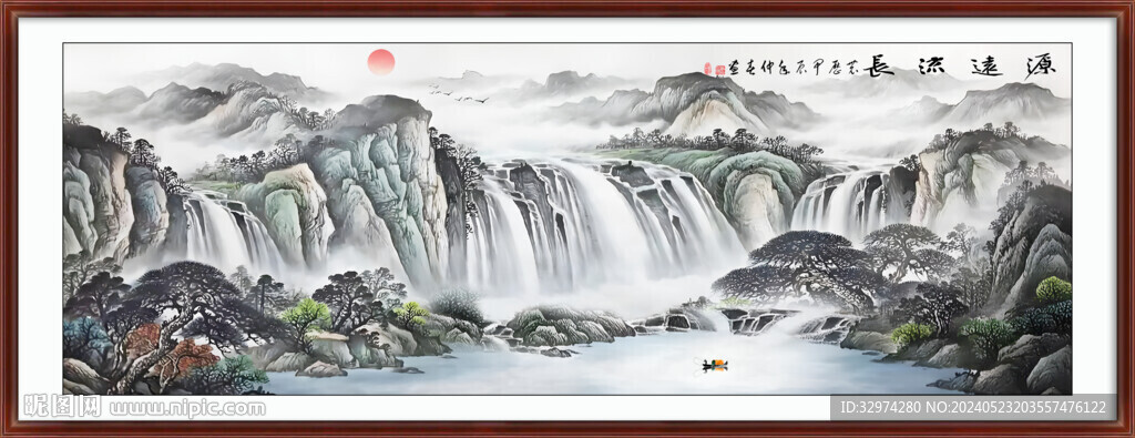 山水画风景