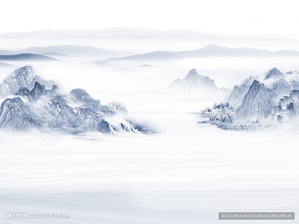 新中式水墨山水