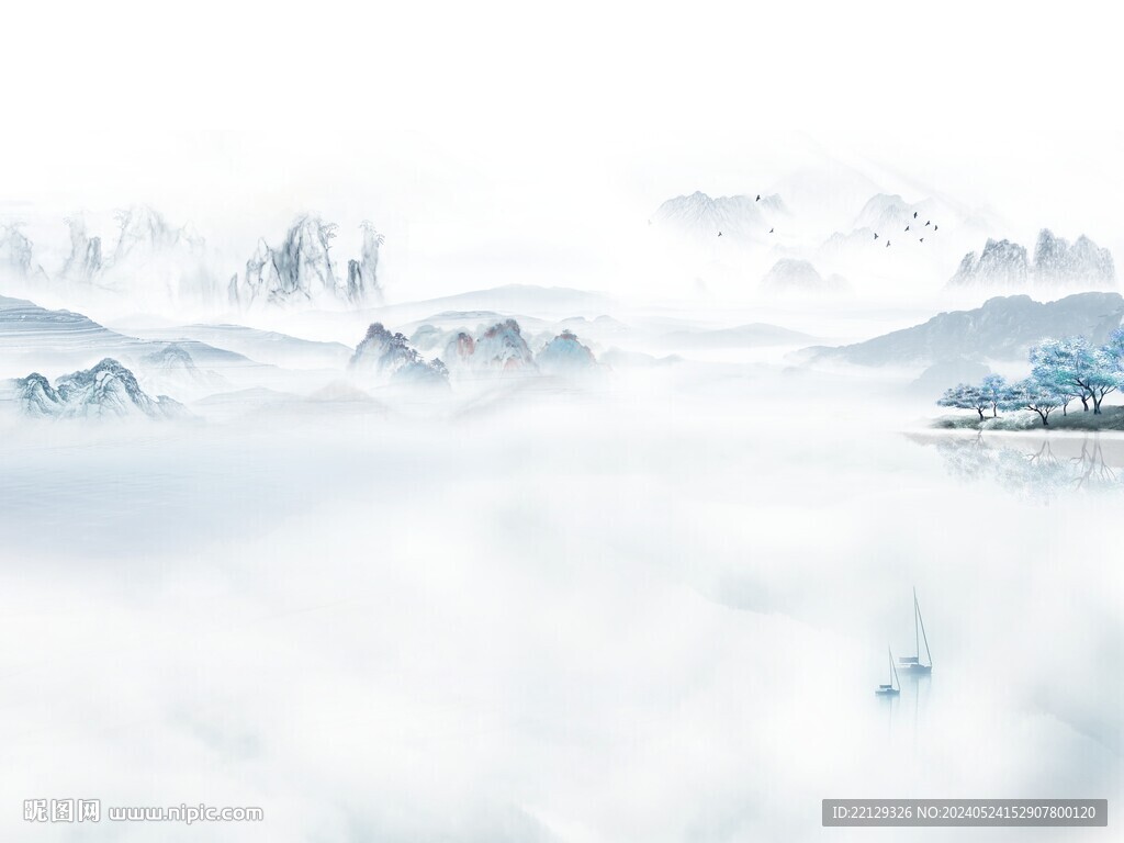 新中式水墨山水