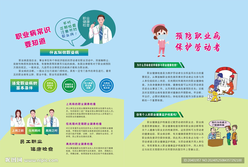 职业病海报