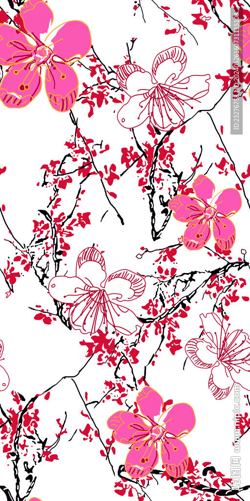 手绘花