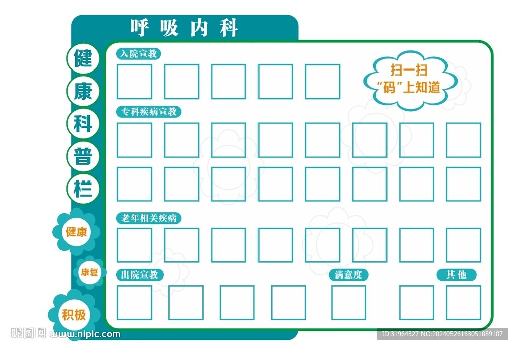 健康科普公示栏