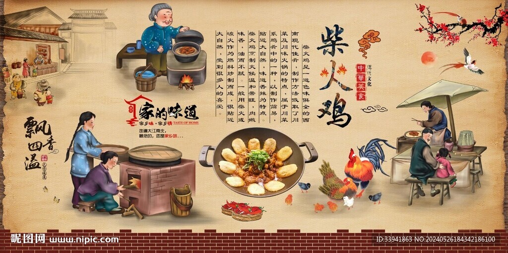 柴火鸡