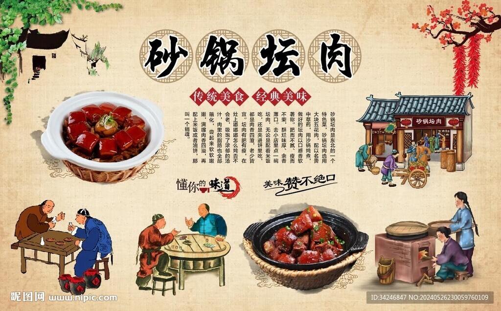 砂锅坛肉