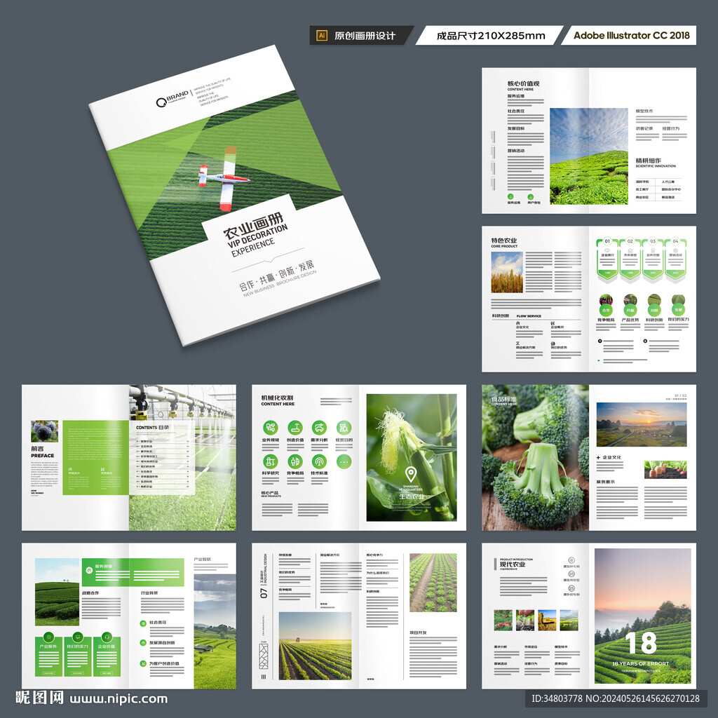 农业合作社画册