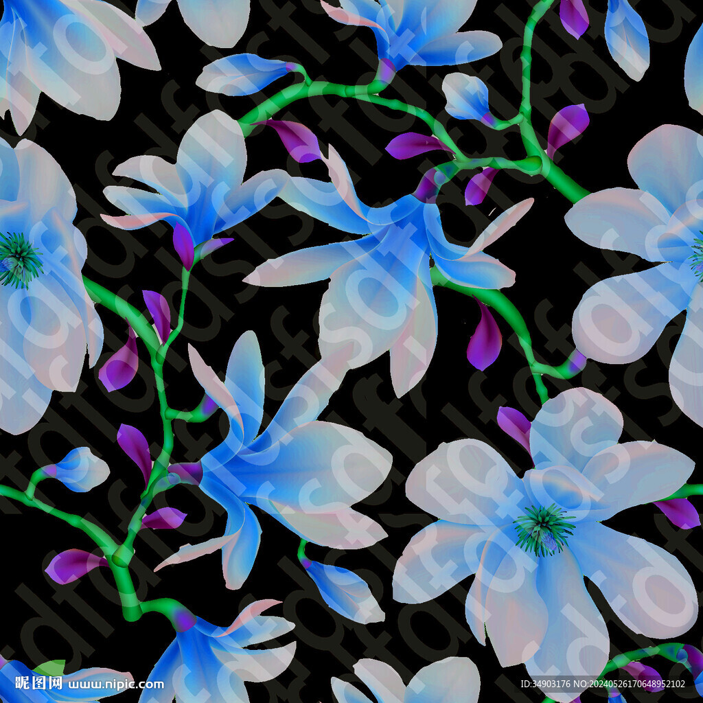 手绘花