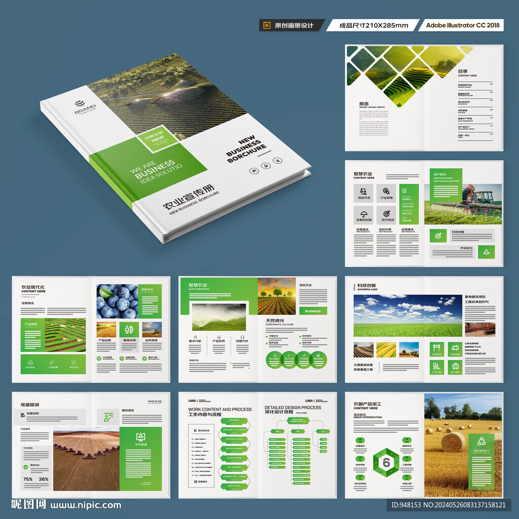 农业合作社画册