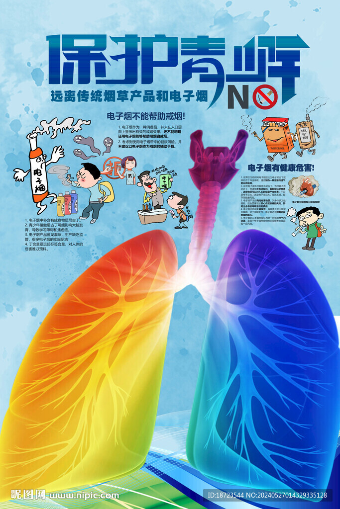 保护青少年远离烟草及电子烟