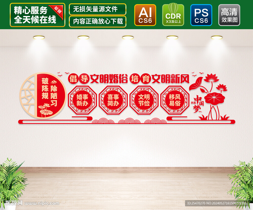 移风易俗文化墙