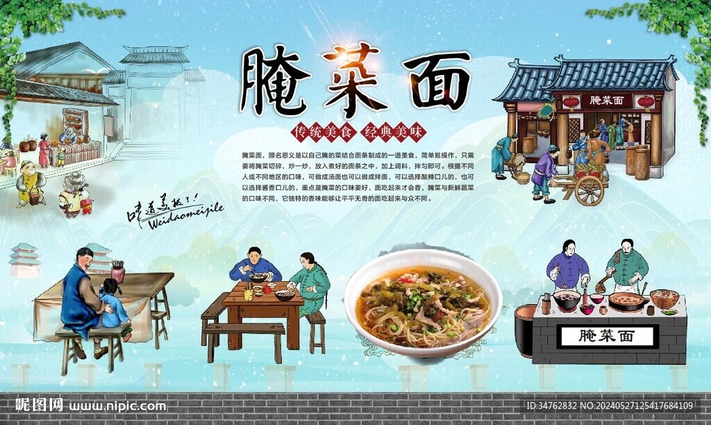 腌肉面