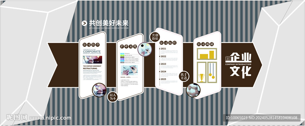 现代企业文化墙