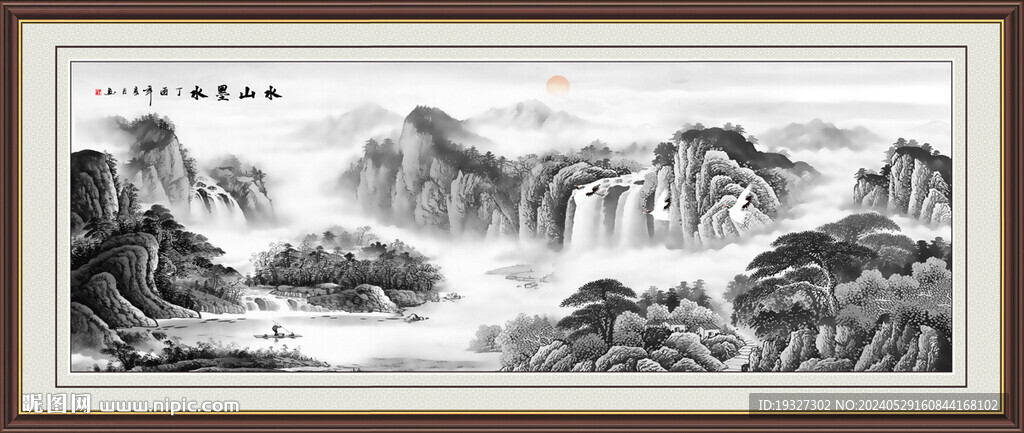 意境新中式背景墙