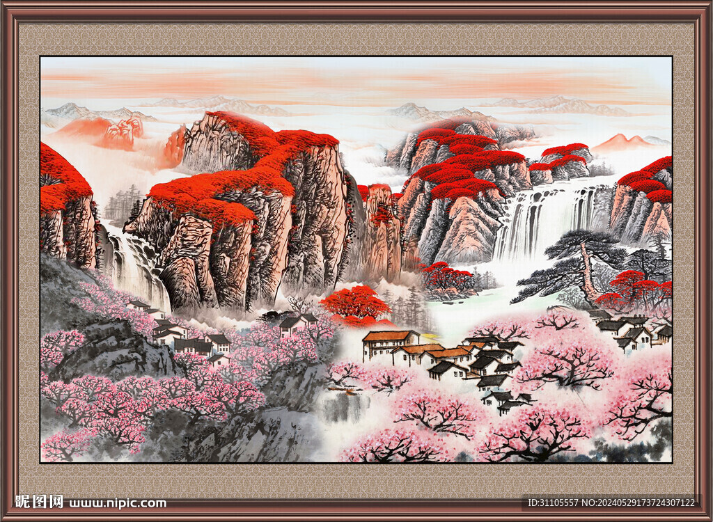 中堂国画 