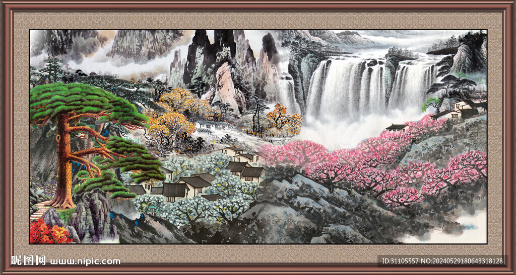 中国画山水