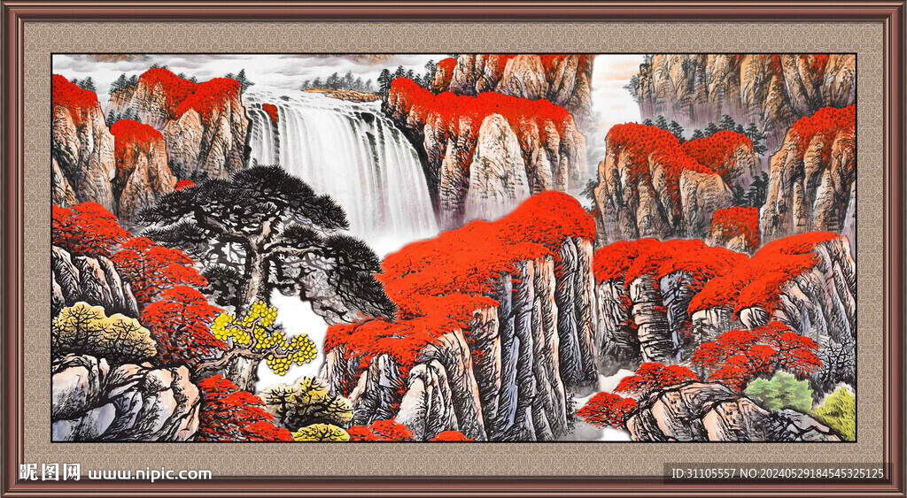 中堂国画 