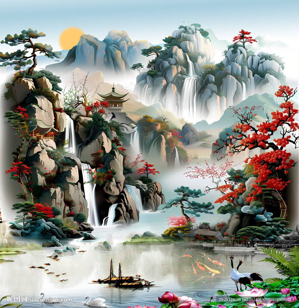 山水装饰画