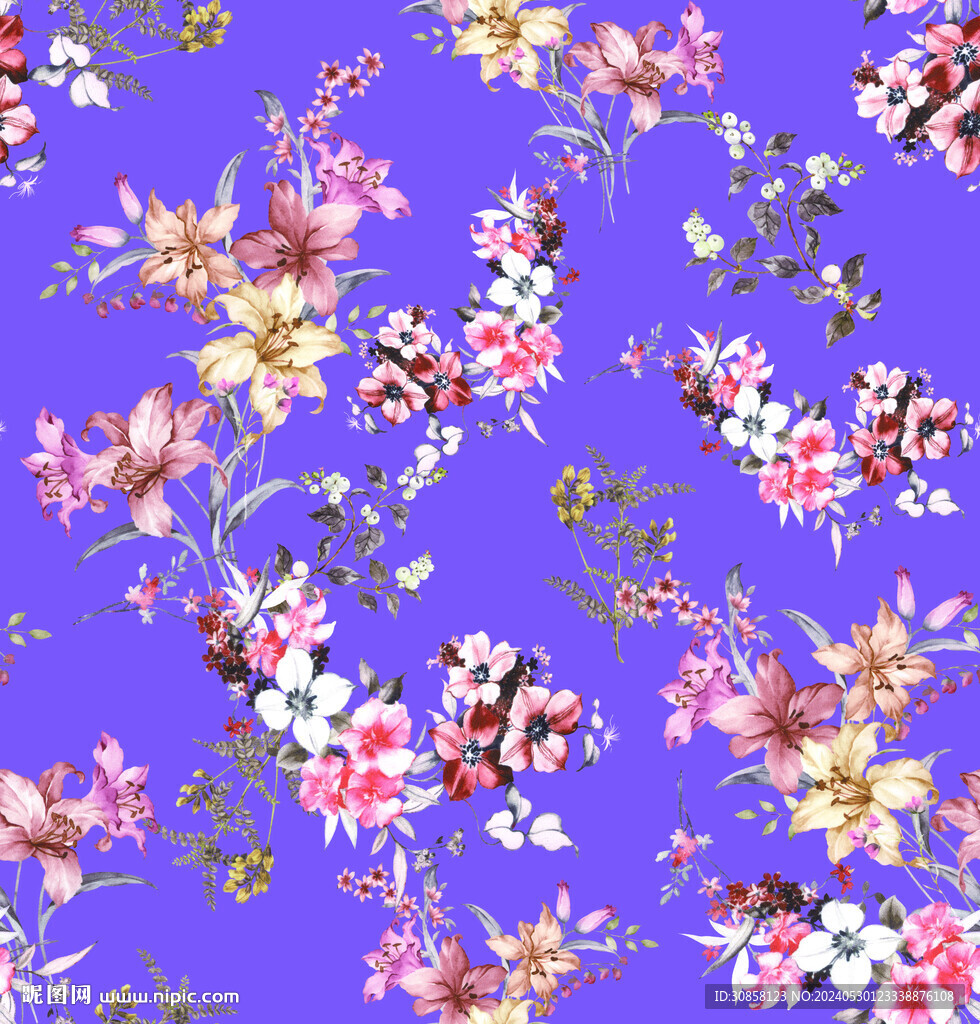 手绘花