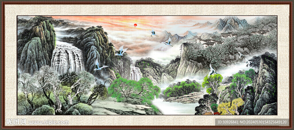 办公室山水画