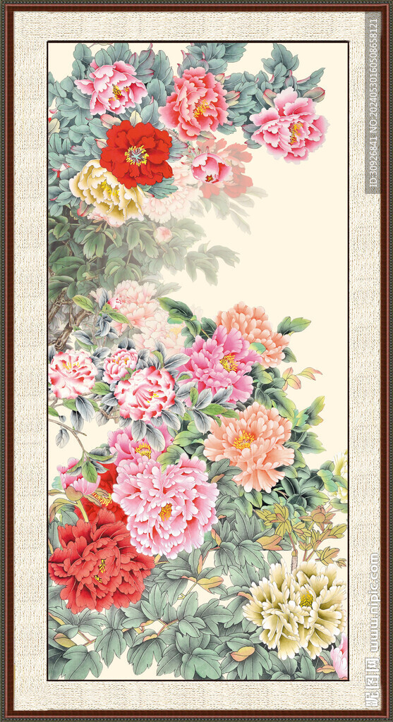 国画牡丹
