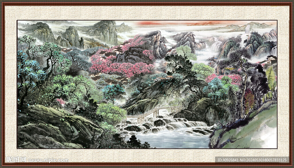 中堂国画 