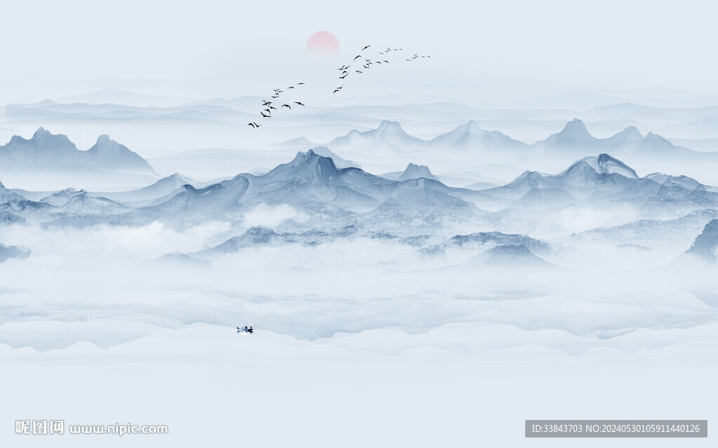 意境水墨风背景