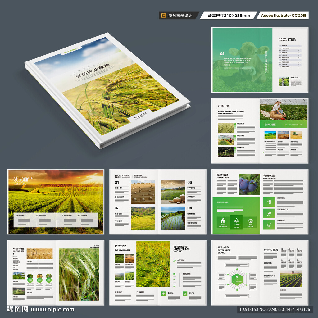 农业合作社画册