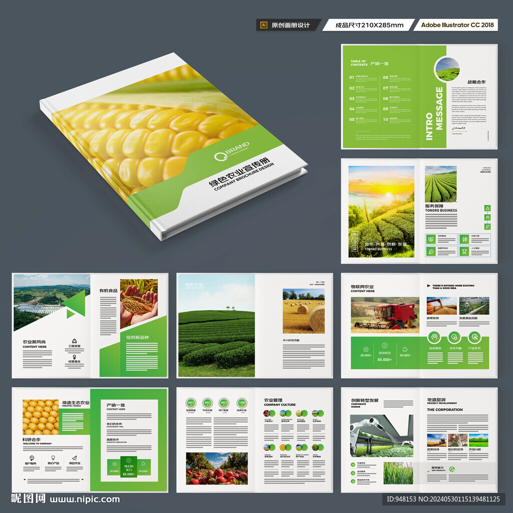 农业合作社画册