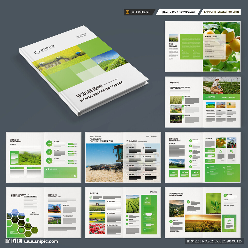农业合作社画册