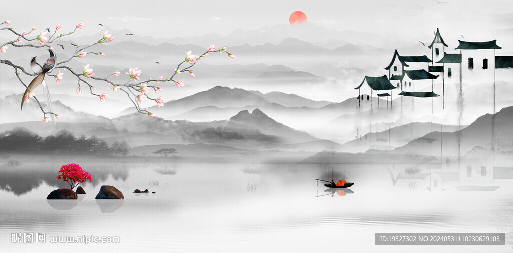 江南背景墙 