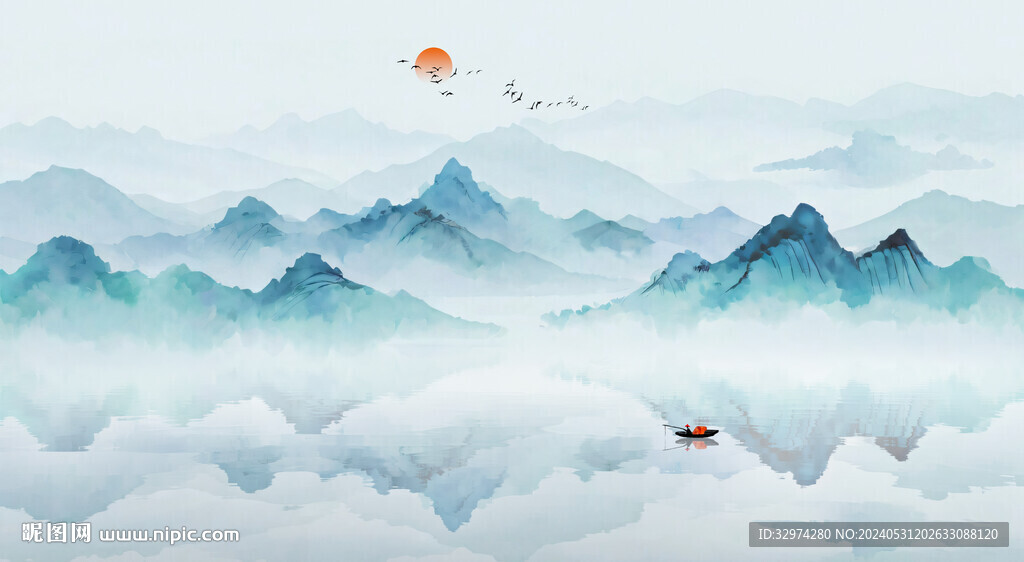 写意山水画