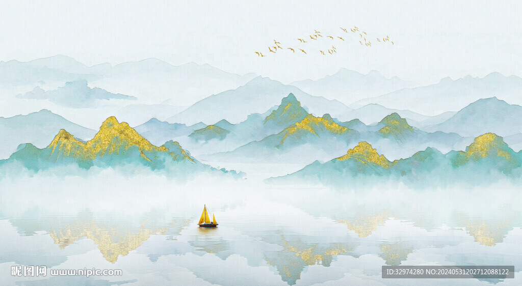 新中式写意山水画