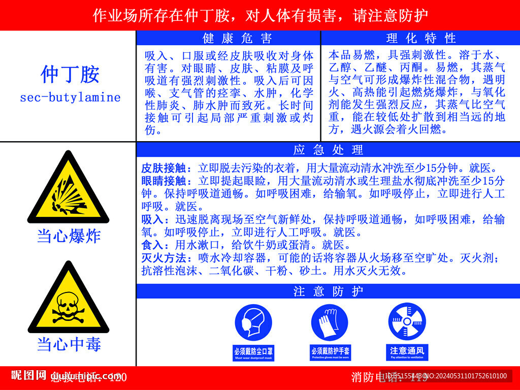 职业危害告知卡
