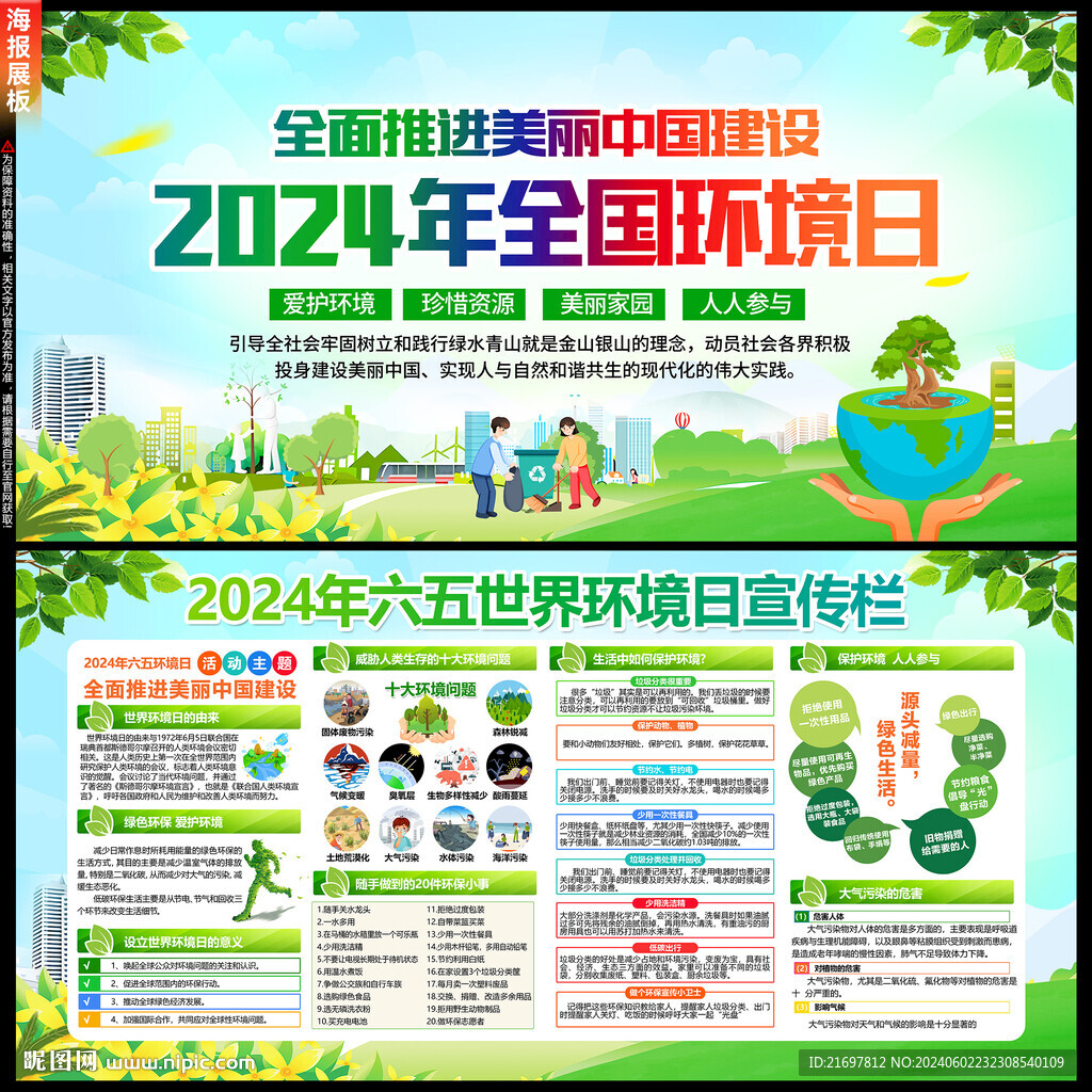 世界环境日宣传栏