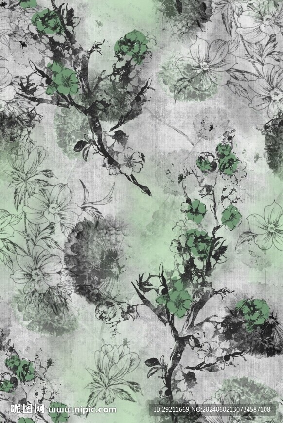 手绘花