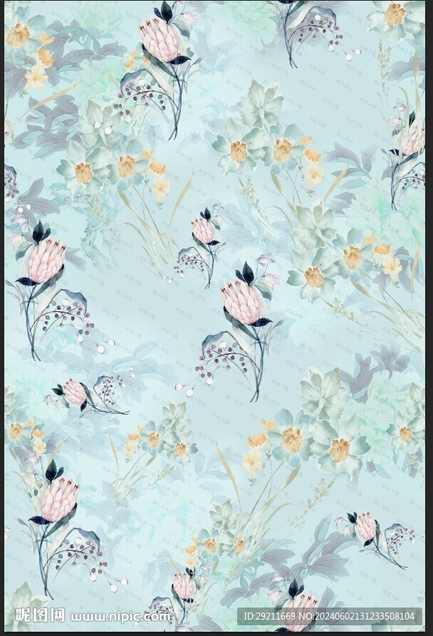 手绘花
