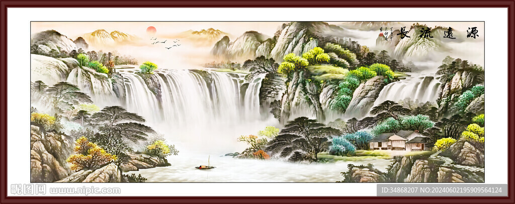 中国山水画风景画