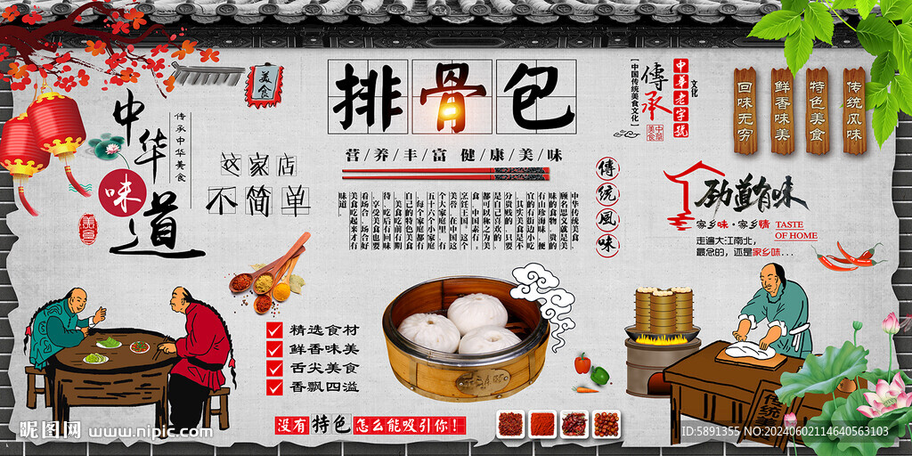 排骨包