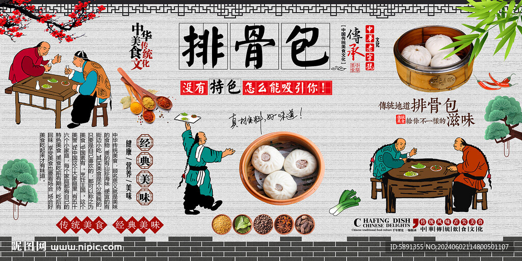 排骨包