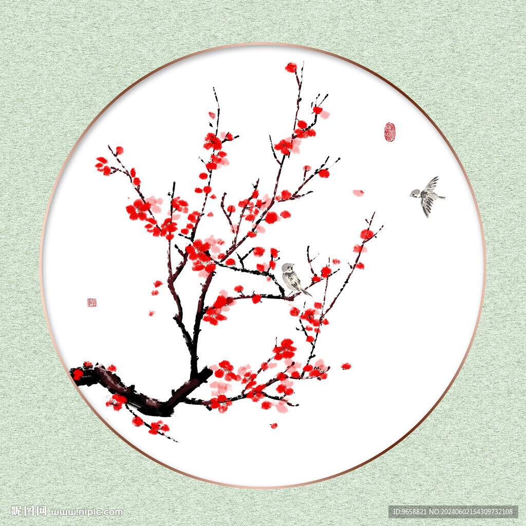 梅花国画