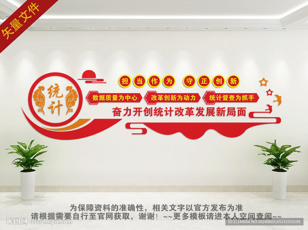 统计文化墙