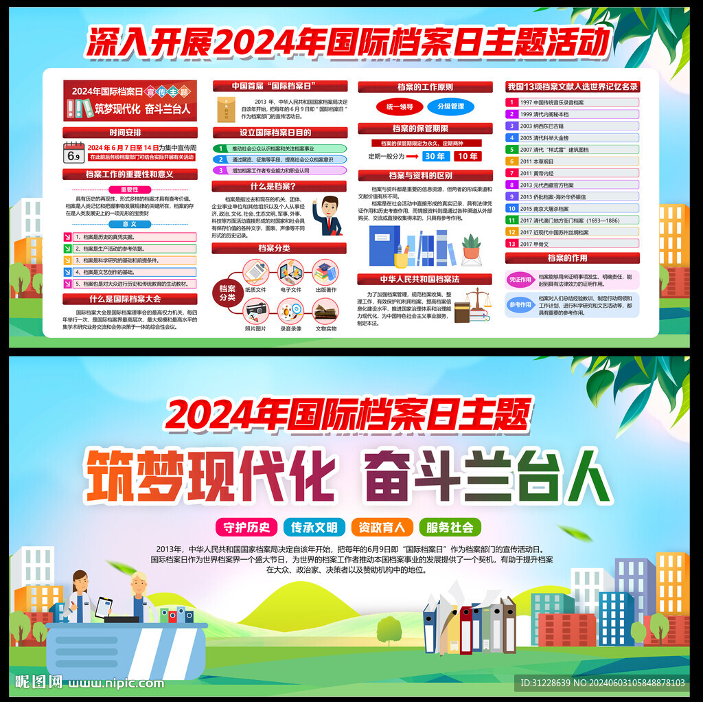 2024档案日展板