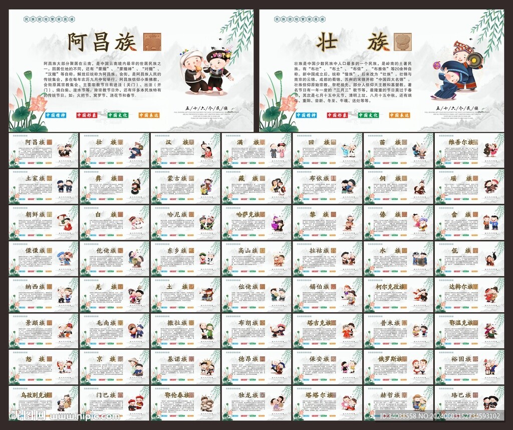 56个民族