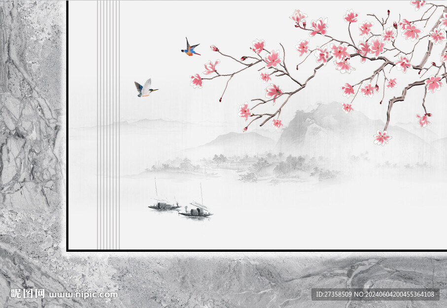 山水花鸟