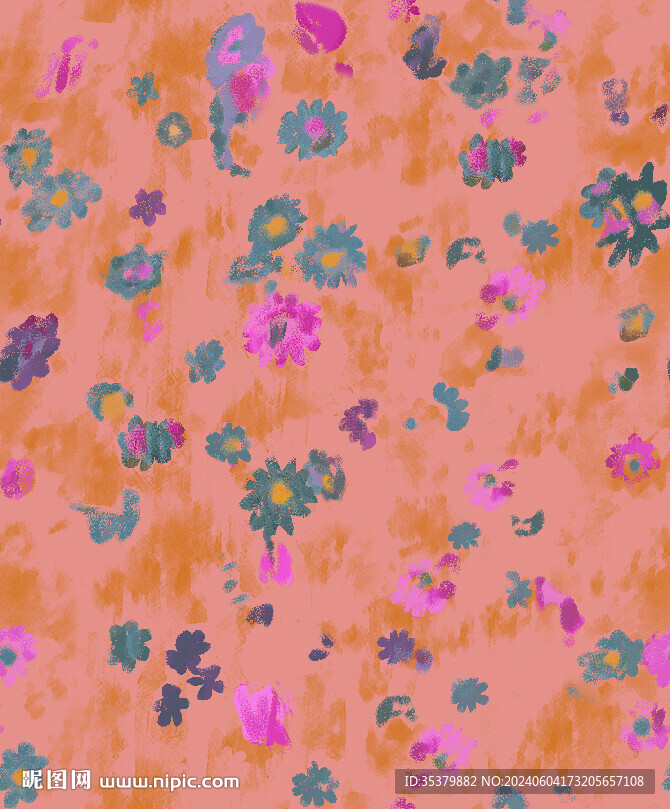 手绘花