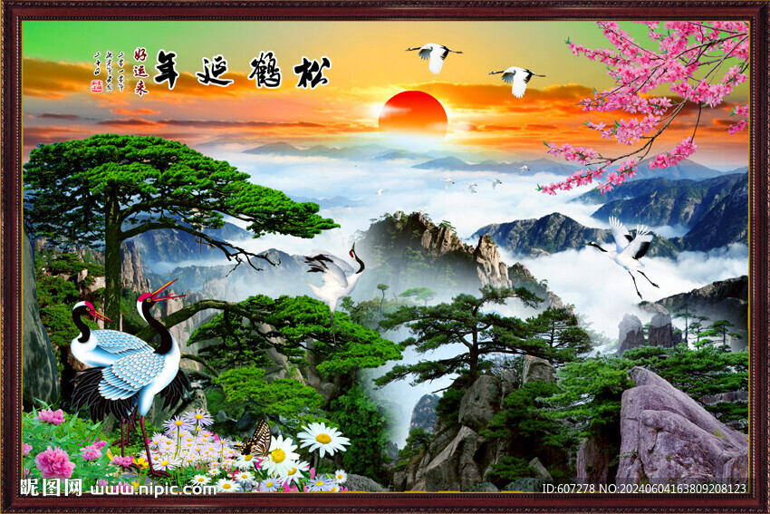 黄山迎客松